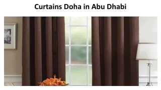 curtains doha in abu dhabi