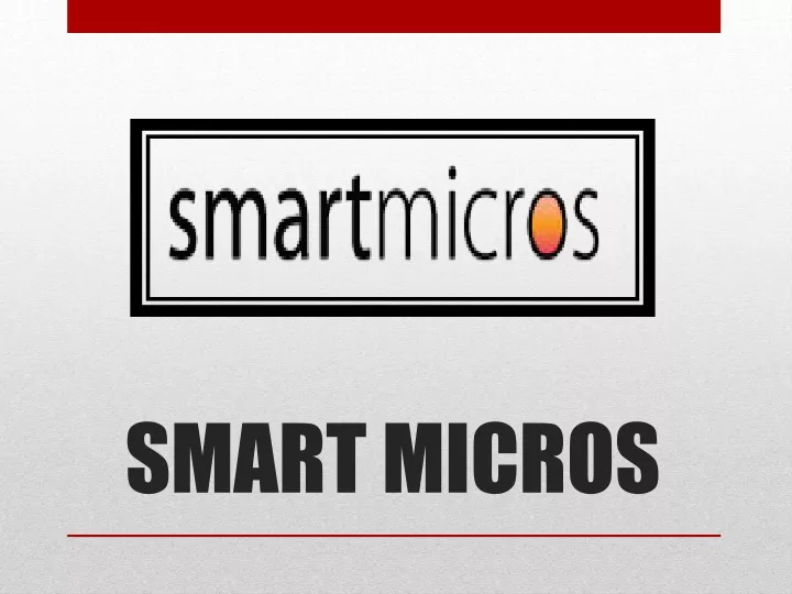 smart micros