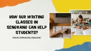 how our writing classes in sengkang can help