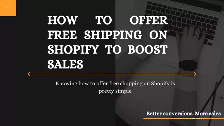 how free shipping on shopify to boost sales