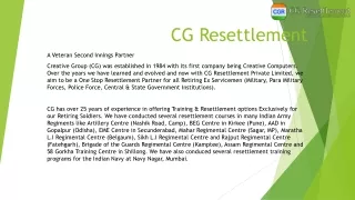 cg resettlement