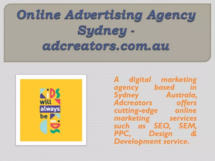 online advertising agency sydney adcreators com au