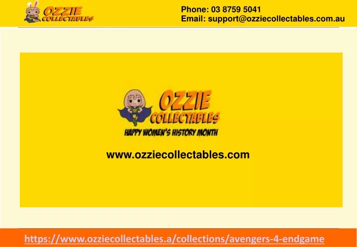 www ozziecollectables com