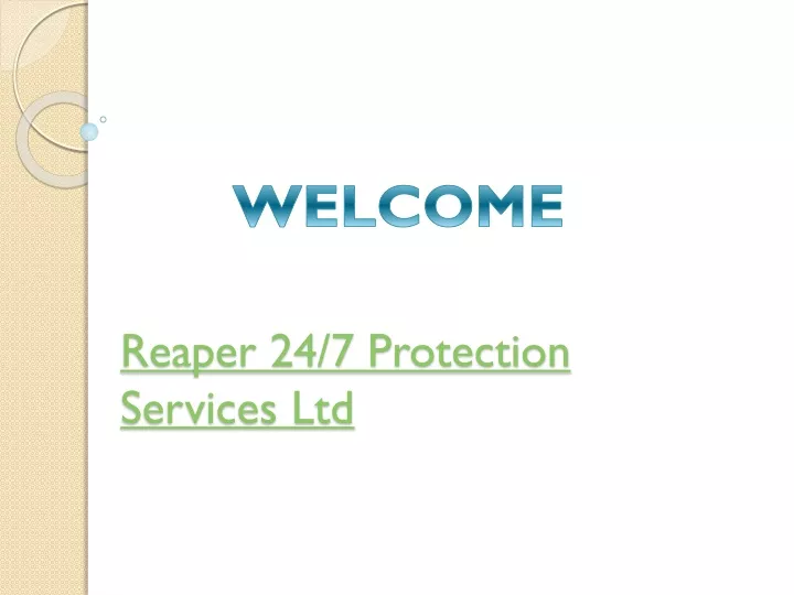 reaper 24 7 protection services ltd