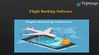 flight booking software