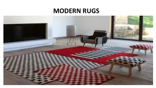 modern rugs