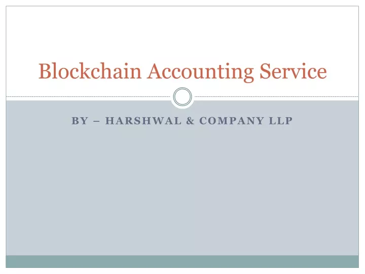 blockchain accounting service