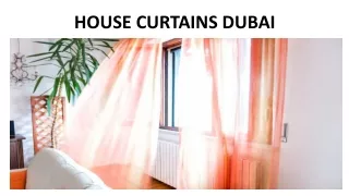HOUSE CURTAINS DUBAI