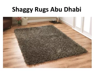 Shaggy Rugs Abu Dhabi