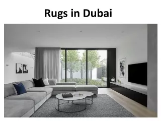 Rugs in Dubai