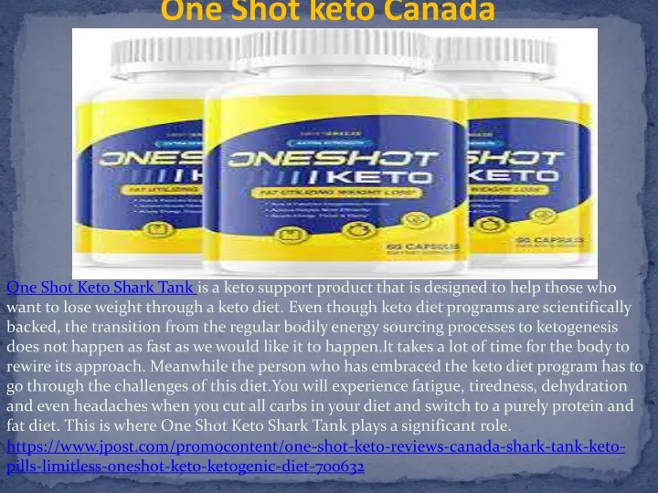 one shot keto canada