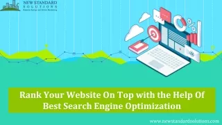 Rank Your Website On Top with the Help Of Best Search Engine Optimization