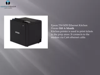 epson tm m30 ethernet kitchen printer 10 a month