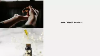 best cbd oil products