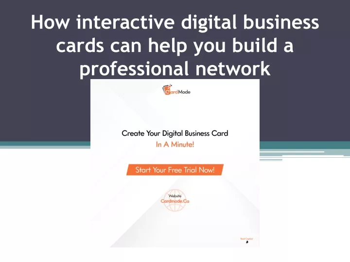 how interactive digital business cards can help