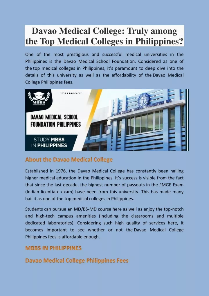 davao medical college truly among the top medical