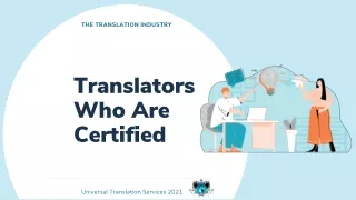 the translation industry