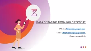 data scraping from b2b directory