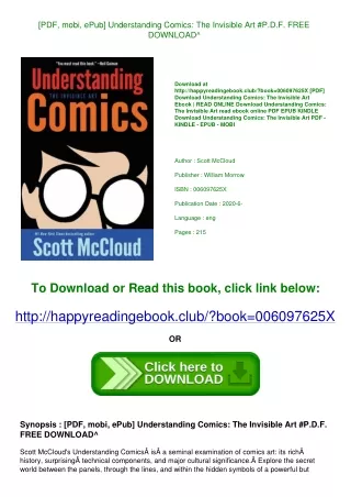 [PDF  mobi  ePub] Understanding Comics The Invisible Art #P.D.F. FREE DOWNLOAD^