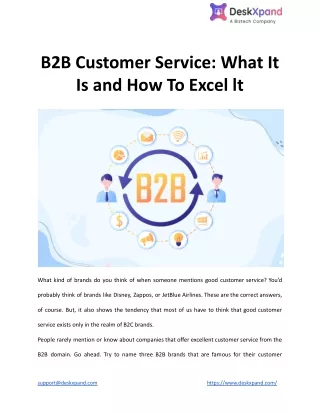 b2b customer service what it is and how to excel