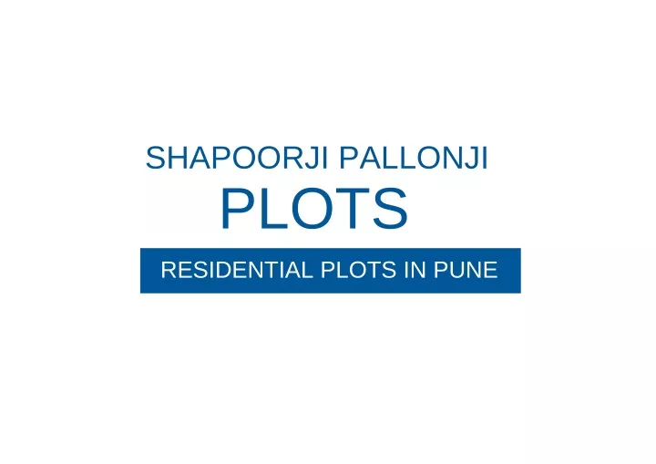 shapoorji pallonji plots