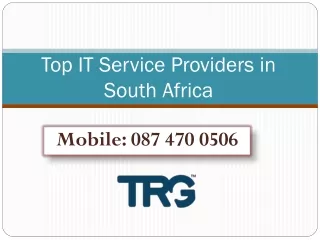 Top IT Service Providers in South Africa