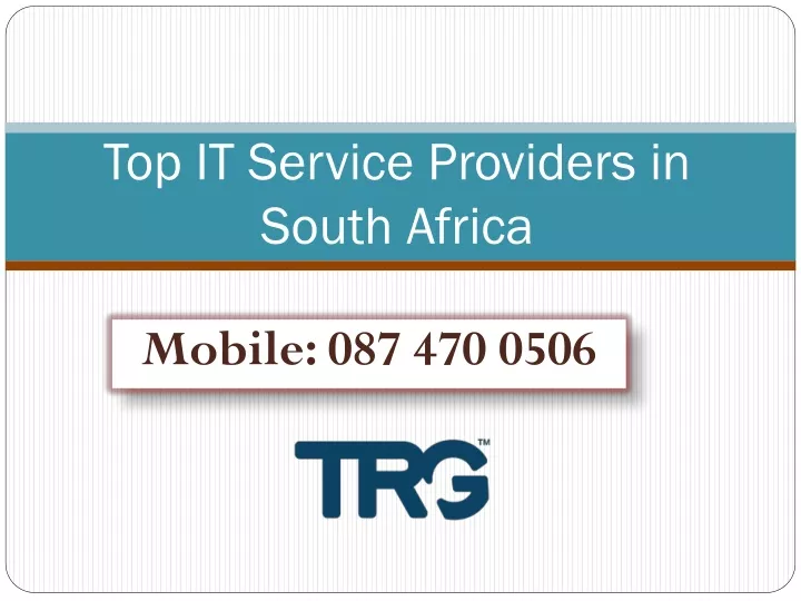 top it service providers in south africa