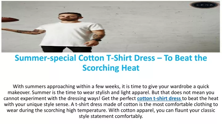 summer special cotton t shirt dress to beat