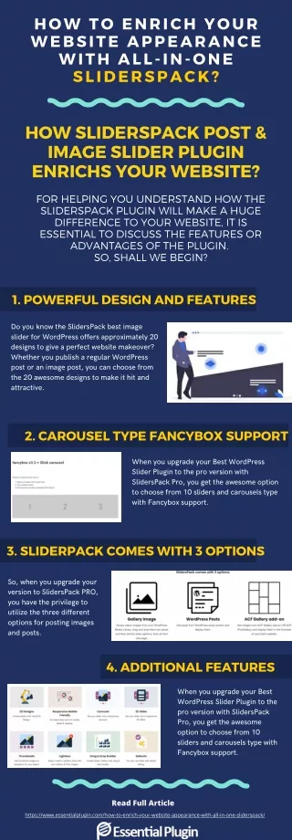 How to Enrich Your Website Appearance with All-in-One SlidersPack?