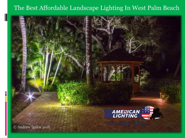 the best affordable landscape lighting in west