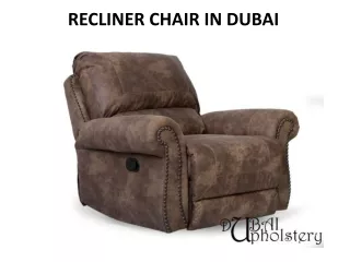 recliner chair in dubai