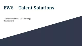 EWS - Talent Solutions