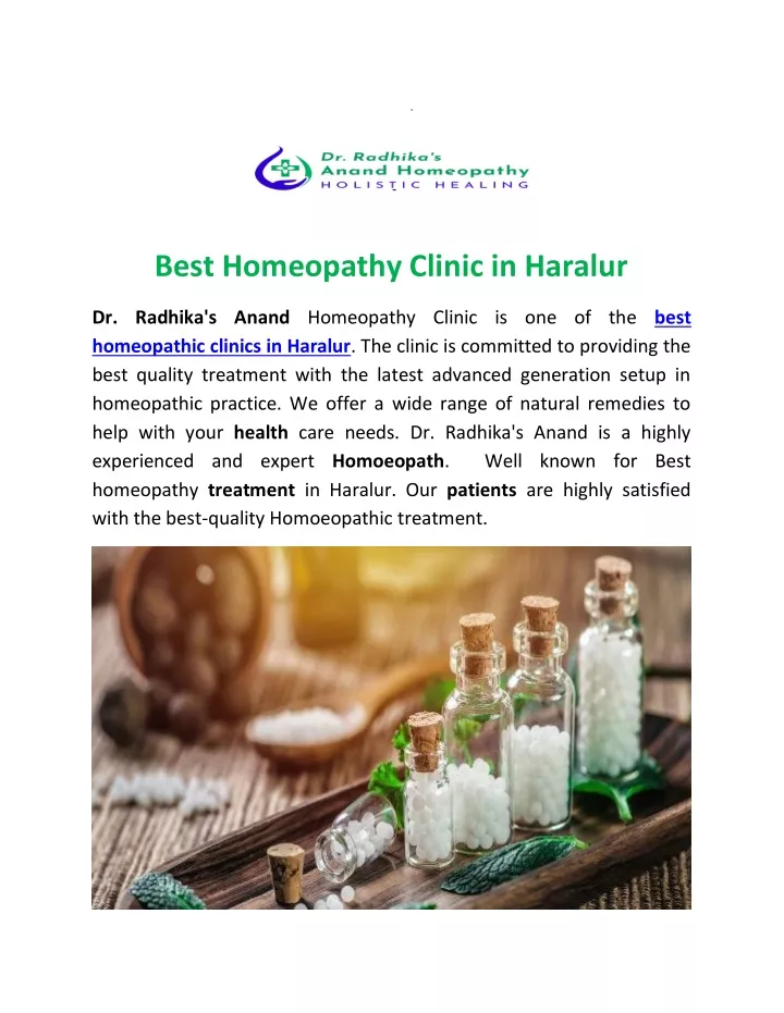 best homeopathy clinic in haralur