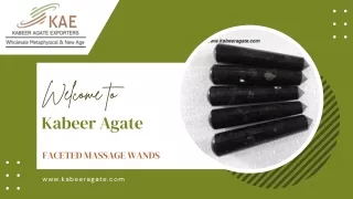 Faceted Massage Wands | Manufacturer & Suppliers | Kabeer Agate