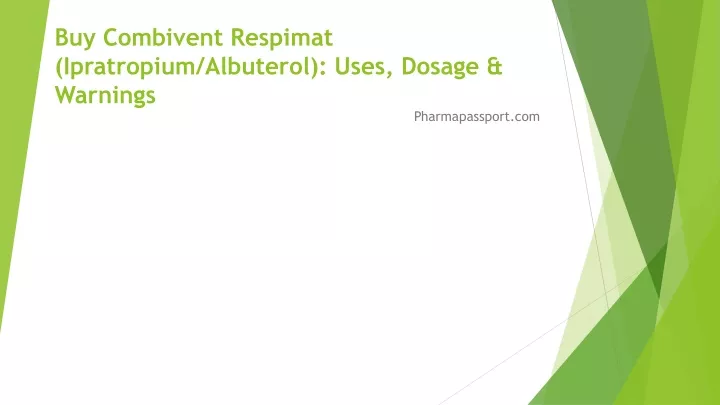 buy combivent respimat ipratropium albuterol uses dosage warnings