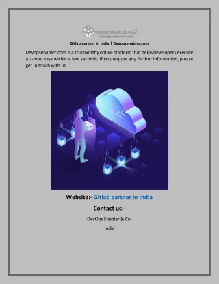 gitlab partner in india devopsenabler com