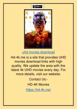 Uhd Movies Download | Hd-4k.me