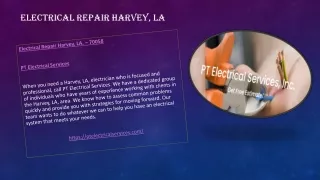 Electrical Repair Harvey, LA
