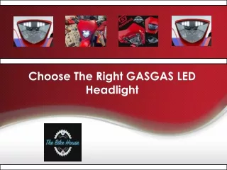 GASGAS LED Headlight | The Bike House