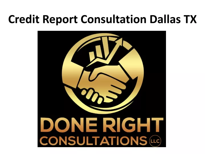 credit report consultation dallas tx