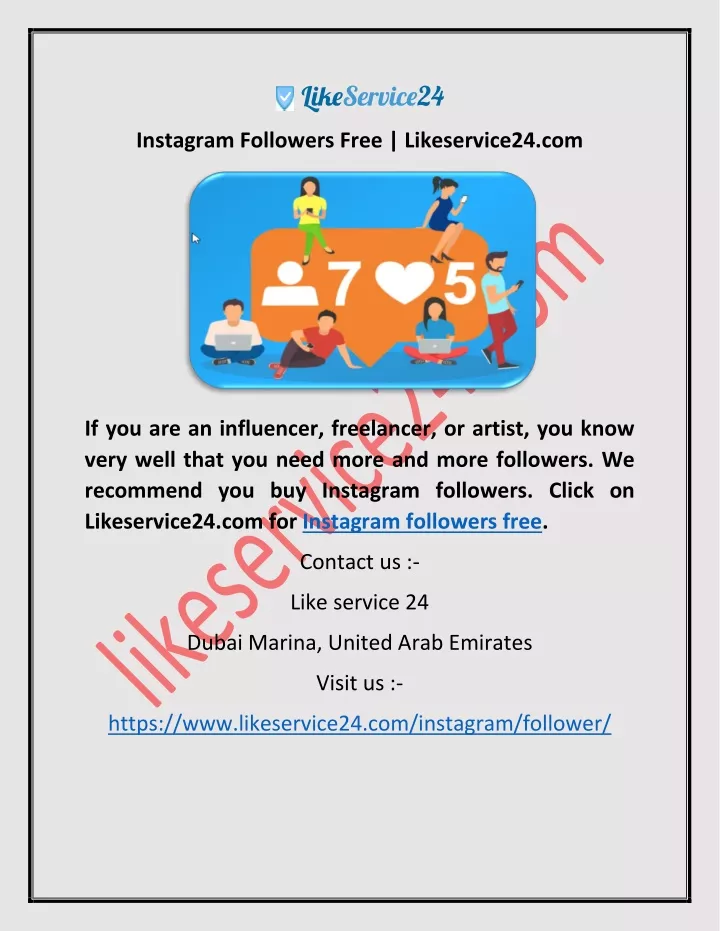 instagram followers free likeservice24 com