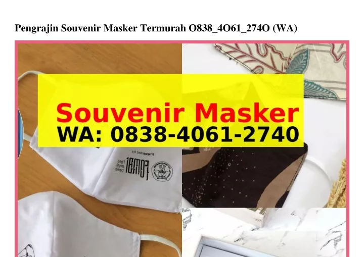 pengrajin souvenir masker termurah o838 4o61 274o