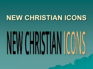 new christian icons