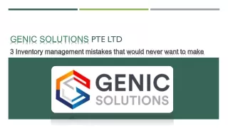 genic solutions pte ltd