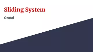 sliding system