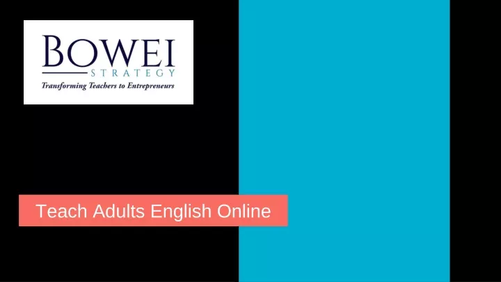 teach adults english online