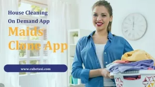 house cleaning on demand app maids clone app