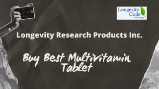 Buy Best Multivitamin Tablet in Florida | Longevity Code