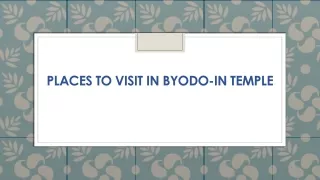 places to visit in byodo in temple