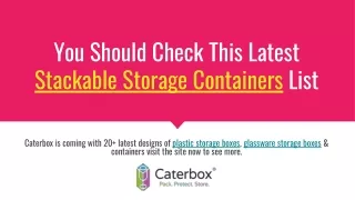 you should check this latest stackable storage
